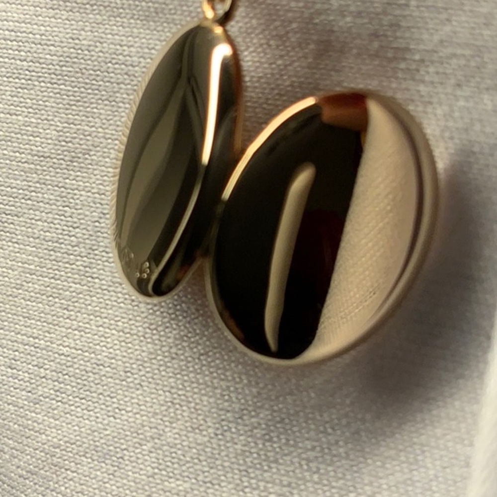 Catbird Dollhouse Gold Locket solid 14K yellow gold Petite Oval Locket
